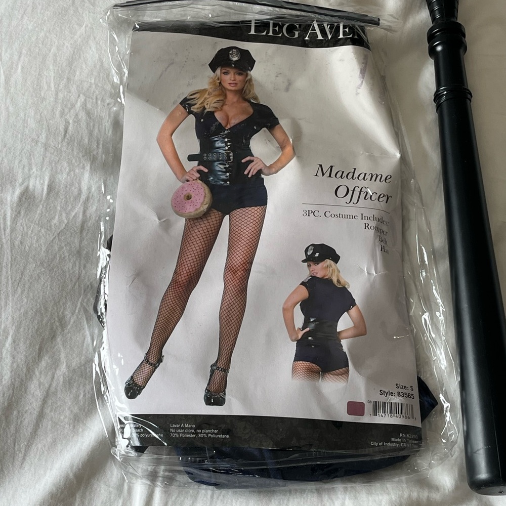 Leg Avenue Madame Officer Costume - Black